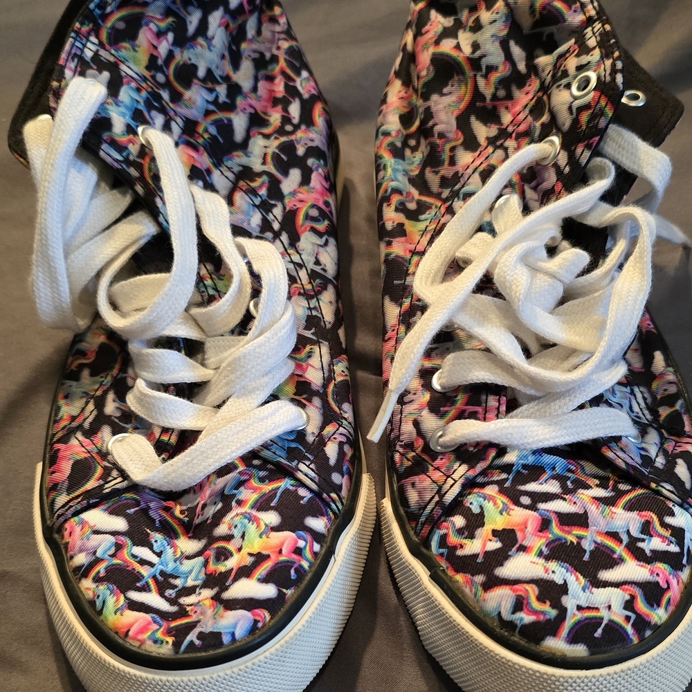 Lisa Frank Multicolor Unicorn Womans Sneakers